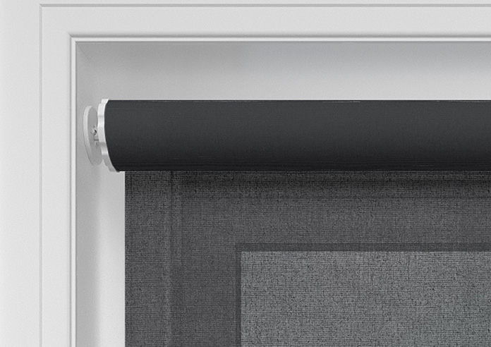 Illusion, Charcoal - Twist&Fit Roller Blind - Image 10